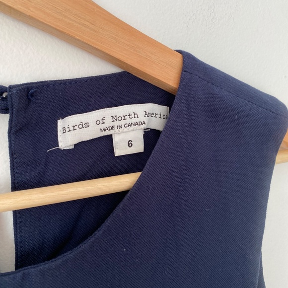 Birds of north america cut-out crop top - Picture 3 of 4